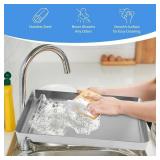 Stainless Steel Reusable Litter Tray Compatible with Petsafe Scoop-Free Self-Cleaning Cat Litter Boxes - Never Absorbs Odor, Stains, or Rusts (Stainless Steel Litter Tray) Stainless Steel Reusable Litter Tray Compatible with Petsafe Scoop-Free Self-Cleaning Cat Litter Boxes - Never Absorbs Odor, Stains, or Rusts (Stainless Steel Litter Tray)