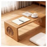 Retails for $105! Folding Coffee Table, Foldable Japanese Floor Table No Assembly, Low Coffee Table for Sitting On The Floor, Small Coffee Tables for Living Room Meditation Tea Room Tatami Dining 39.4 Retails for $105! Folding Coffee Table, Foldable Japanese Floor Table No Assembly, Low Coffee Table for Sitting On The Floor, Small Coffee Tables for Living Room Meditation Tea Room Tatami Dining 39.4