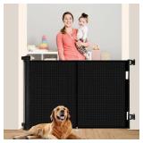 59 inch Retractable Baby Gates 42 inch Tall, Retractable Gate with Reinforced Strip Design to Prevent Crawling Through, 5 FT Retractable Dog Gate for Stairs, Doorways, Hallways, Indoor/Outdoor 59 inch Retractable Baby Gates 42 inch Tall, Retractable Gate with Reinforced Strip Design to Prevent Crawling Through, 5 FT Retractable Dog Gate for Stairs, Doorways, Hallways, Indoor/Outdoor