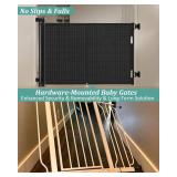 59 inch Retractable Baby Gates 42 inch Tall, Retractable Gate with Reinforced Strip Design to Prevent Crawling Through, 5 FT Retractable Dog Gate for Stairs, Doorways, Hallways, Indoor/Outdoor 59 inch Retractable Baby Gates 42 inch Tall, Retractable Gate with Reinforced Strip Design to Prevent Crawling Through, 5 FT Retractable Dog Gate for Stairs, Doorways, Hallways, Indoor/Outdoor