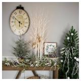 4' LED Lighted White Birch Twig Tree Cluster Christmas Decoration 4' LED Lighted White Birch Twig Tree Cluster Christmas Decoration