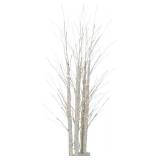 4' LED Lighted White Birch Twig Tree Cluster Christmas Decoration 4' LED Lighted White Birch Twig Tree Cluster Christmas Decoration