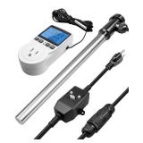 Immersion Water Heater 1500W, Fully Submersible Portable Electric Heater with Digital Temperature Controller and Sensor for Bathtub Pool Hot Tub Bucket Stock Tank Cattle Trough Immersion Water Heater 1500W, Fully Submersible Portable Electric Heater with Digital Temperature Controller and Sensor for Bathtub Pool Hot Tub Bucket Stock Tank Cattle Trough