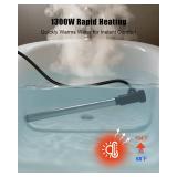 Immersion Water Heater 1500W, Fully Submersible Portable Electric Heater with Digital Temperature Controller and Sensor for Bathtub Pool Hot Tub Bucket Stock Tank Cattle Trough Immersion Water Heater 1500W, Fully Submersible Portable Electric Heater with Digital Temperature Controller and Sensor for Bathtub Pool Hot Tub Bucket Stock Tank Cattle Trough