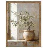 Framed Vintage Olive Tree Wall Art, 3D Textured Sandstone Botanical Pictures Wall Decor, Rustic Neutral Potted Plant Paintings Prints Aesthetic Farmhouse Home Decor for Living Room Bedroom 16x24 inch Framed Vintage Olive Tree Wall Art, 3D Textured Sandstone Botanical Pictures Wall Decor, Rustic Neutral Potted Plant Paintings Prints Aesthetic Farmhouse Home Decor for Living Room Bedroom 16x24 inch