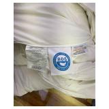 Retails for $151! C&W Goose Down Comforter King Size, Fluffy Noiseless Duvet Insert, 100% Cotton Shell, 750+ Fill Power, 60oz Fill Weight, Winter Warm, Machine Washable, 3D Baffle Box, Breathable (106 Retails for $151! C&W Goose Down Comforter King Size, Fluffy Noiseless Duvet Insert, 100% Cotton Shell, 750+ Fill Power, 60oz Fill Weight, Winter Warm, Machine Washable, 3D Baffle Box, Breathable (106