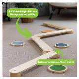 Retails for $140! Little Partners Learn 'N Balance Toddler Balance Beam and Stepping Stones Set for Kids, Wooden Indoor Children's Activity Toy with 4 Colorful Stones, Portable Design, Hinged Sections Retails for $140! Little Partners Learn 'N Balance Toddler Balance Beam and Stepping Stones Set for Kids, Wooden Indoor Children's Activity Toy with 4 Colorful Stones, Portable Design, Hinged Sections