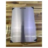 Titanium Cutting Board 100% Pure Cutting Boards With Juice Groove Metal Grade Food Double Sided Chopping Board for Cutting Meats Vegetables Fruits(Titanium-X-Large) Titanium Cutting Board 100% Pure Cutting Boards With Juice Groove Metal Grade Food Double Sided Chopping Board for Cutting Meats Vegetables Fruits(Titanium-X-Large)