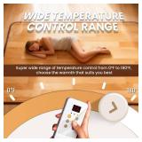 Retails for $110! Heated Floor Mats, Heated Floor Carpet, Electric Heated Rug with Adjustable Temperature 12 Hour Timer, Radiant Floor Heater, for Yoga/Indoor/Under Desk (20x39 Inch/50x100 cm) Retails for $110! Heated Floor Mats, Heated Floor Carpet, Electric Heated Rug with Adjustable Temperature 12 Hour Timer, Radiant Floor Heater, for Yoga/Indoor/Under Desk (20x39 Inch/50x100 cm)