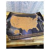 Travelization Scratch Off Map of United States 36' x 24' Frameable USA Scratch Map with National Parks, Highest Peaks and Vibrant Colors, Ideal for Travelers, Black Travelization Scratch Off Map of United States 36' x 24' Frameable USA Scratch Map with National Parks, Highest Peaks and Vibrant Colors, Ideal for Travelers, Black