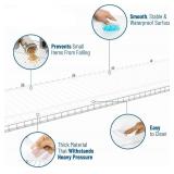 Sterling Shelf Liners - 16' x 48' Flat Packed - Set of 4 - Clear - Wire Shelf Liners for Closets, Pantry - Plastic Closet Liner for Shelves - Wire Rack Cover Sterling Shelf Liners - 16' x 48' Flat Packed - Set of 4 - Clear - Wire Shelf Liners for Closets, Pantry - Plastic Closet Liner for Shelves - Wire Rack Cover