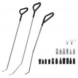 WHDZ Paintless Dent Repair Tools Car Dents Removal Rods Kit with Tips Repair Set for Auto Body Removal of Hail Dents WHDZ Paintless Dent Repair Tools Car Dents Removal Rods Kit with Tips Repair Set for Auto Body Removal of Hail Dents