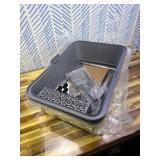 2PACK Stainless Steel Litter Box, Metal Litter Boxs with Lid High Sides, XL Extra Large Litter Box for Big Cats, Never Absorbs Odors, Leak-Proof, Stain-Free, Rust-Free, Easy to Clean, Scoop Included 2PACK Stainless Steel Litter Box, Metal Litter Boxs with Lid High Sides, XL Extra Large Litter Box for Big Cats, Never Absorbs Odors, Leak-Proof, Stain-Free, Rust-Free, Easy to Clean, Scoop Included