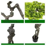 Retails for $120! 3.5ft 43in Artificial Bonsai Tree Juniper Faux Plants Indoor Big Fake Plants Decor with Ceramic Pots for Home Table Office Desk Bathroom Shelf Bedroom Living Room Farmhouse Decoratio Retails for $120! 3.5ft 43in Artificial Bonsai Tree Juniper Faux Plants Indoor Big Fake Plants Decor with Ceramic Pots for Home Table Office Desk Bathroom Shelf Bedroom Living Room Farmhouse Decoratio