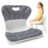 Ergonomic Chair Back Support Office Chair Lumbar Suppor for Good Posture Correction, Back Support for Floor Seat, Work from Home, Office Ergonomic Chair Back Support Office Chair Lumbar Suppor for Good Posture Correction, Back Support for Floor Seat, Work from Home, Office