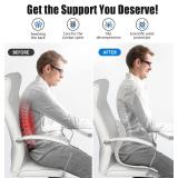 Ergonomic Chair Back Support Office Chair Lumbar Suppor for Good Posture Correction, Back Support for Floor Seat, Work from Home, Office Ergonomic Chair Back Support Office Chair Lumbar Suppor for Good Posture Correction, Back Support for Floor Seat, Work from Home, Office