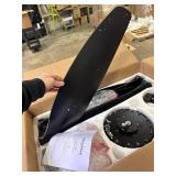 Newday 60 inch Black Ceiling Fan with Light Remote Control, Dimmable 3 CCT LED Ceiling Fans with Lights, 6 Speeds Reversible DC Motor Modern Ceiling Fan for Living Room Bedroom Indoor Outdoor Newday 60 inch Black Ceiling Fan with Light Remote Control, Dimmable 3 CCT LED Ceiling Fans with Lights, 6 Speeds Reversible DC Motor Modern Ceiling Fan for Living Room Bedroom Indoor Outdoor