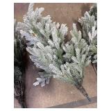 Retails for $324! Artificial Christmas Tree, Nordic Pine Hinged Xmas Tree with 1939 Realistic Branches, Wide Steel Base, Auto Open, Green with Snow-Flocked Retails for $324! Artificial Christmas Tree, Nordic Pine Hinged Xmas Tree with 1939 Realistic Branches, Wide Steel Base, Auto Open, Green with Snow-Flocked