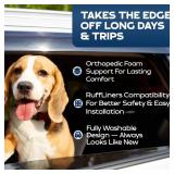 Ruff Liners Dog Bed for Car Back Seat, Medium Black As Seen on Shark Tank Fits Medium Seat Extender Non-Slip Base, Waterproof Cover, Machine-Washable Dog Mat for Car with Rebound Foam Comfort Ruff Liners Dog Bed for Car Back Seat, Medium Black As Seen on Shark Tank Fits Medium Seat Extender Non-Slip Base, Waterproof Cover, Machine-Washable Dog Mat for Car with Rebound Foam Comfort