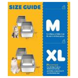 2-Pack Stainless Steel Cat Litter Box for Kitty with Scoops, Non-Stick & Easy-to-Clean Metal Cat Litter Box with Leakproof Enclosure, Grey, XL 2-Pack Stainless Steel Cat Litter Box for Kitty with Scoops, Non-Stick & Easy-to-Clean Metal Cat Litter Box with Leakproof Enclosure, Grey, XL