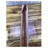 22-Fret Replacement Neck for Tele Electric Guitar, Polished Finish, Bone Nut, Brown 22-Fret Replacement Neck for Tele Electric Guitar, Polished Finish, Bone Nut, Brown
