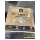 Art3d 12-Pack Smooth Drop Ceiling Tile 2ft x 2ft - Fire-Rated, Waterproof, Reusable - Premium PVC, No Sag and Breakage - Cover 48 Sq. Ft, White Art3d 12-Pack Smooth Drop Ceiling Tile 2ft x 2ft - Fire-Rated, Waterproof, Reusable - Premium PVC, No Sag and Breakage - Cover 48 Sq. Ft, White