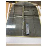 Retails for $160! FORBATH Large Arched Wall Mirror 48x36 Inch, Gold Arch Bathroom Mirror with Aluminum Frame, Arched Mirror for Dresser, Fireplace,Entryway,Home Decor,Hanging or Leaning Against Wall Retails for $160! FORBATH Large Arched Wall Mirror 48x36 Inch, Gold Arch Bathroom Mirror with Aluminum Frame, Arched Mirror for Dresser, Fireplace,Entryway,Home Decor,Hanging or Leaning Against Wall