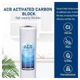 3-Stage Whole House Water Filter Set Replacement Pack with Sediment, KDF High Capacity, Carbon Block Cartridge Filters, 20 x 4.5 inch, 3 Count (Pack of 1) 3-Stage Whole House Water Filter Set Replacement Pack with Sediment, KDF High Capacity, Carbon Block Cartridge Filters, 20 x 4.5 inch, 3 Count (Pack of 1)