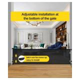 118 Inch Extra Wide Retractable Baby Gate,Mesh Large Gate or Mesh Pet Dog Gate, Opening Wide Extra Long Child Safety Gate for Indoor Baby Fence, Outdoor, Stairs, Deck (Black) 118 Inch Extra Wide Retractable Baby Gate,Mesh Large Gate or Mesh Pet Dog Gate, Opening Wide Extra Long Child Safety Gate for Indoor Baby Fence, Outdoor, Stairs, Deck (Black)