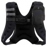 ZELUS Weighted Vest, 6lb/8lb/12lb/16lb/20lb/25lb/30lb Weight Vest with Reflective Stripe for Workout, Strength Training, Running, Fitness, Muscle Building, Weight Loss, Weightlifting ZELUS Weighted Vest, 6lb/8lb/12lb/16lb/20lb/25lb/30lb Weight Vest with Reflective Stripe for Workout, Strength Training, Running, Fitness, Muscle Building, Weight Loss, Weightlifting
