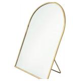 Creative Co-Op Arched Standing Mirror, Brass Finish Creative Co-Op Arched Standing Mirror, Brass Finish