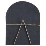 Creative Co-Op Arched Standing Mirror, Brass Finish Creative Co-Op Arched Standing Mirror, Brass Finish