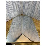 Creative Co-Op Arched Standing Mirror, Brass Finish Creative Co-Op Arched Standing Mirror, Brass Finish