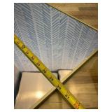 Creative Co-Op Arched Standing Mirror, Brass Finish Creative Co-Op Arched Standing Mirror, Brass Finish