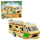 Brickcraft Officially Licensed Breaking Bad RV Building Kit (477 Pieces) Walter White s Rolling Camper Van Set with Secret Lab Interior, TV Show Collectible Model, Display Toy for Fans and Adults Brickcraft Officially Licensed Breaking Bad RV Building Kit (477 Pieces) Walter White s Rolling Camper Van Set with Secret Lab Interior, TV Show Collectible Model, Display Toy for Fans and Adults
