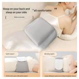 Lumbar Pillow for Sleeping,Sleeping Back for Sleep with Ergonomic Design & Breathable Ice Cotton Fabric, Ideal for Bed, Side & Back Sleepers Lumbar Pillow for Sleeping,Sleeping Back for Sleep with Ergonomic Design & Breathable Ice Cotton Fabric, Ideal for Bed, Side & Back Sleepers