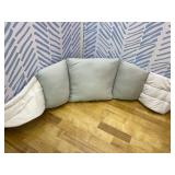 Lumbar Pillow for Sleeping,Sleeping Back for Sleep with Ergonomic Design & Breathable Ice Cotton Fabric, Ideal for Bed, Side & Back Sleepers Lumbar Pillow for Sleeping,Sleeping Back for Sleep with Ergonomic Design & Breathable Ice Cotton Fabric, Ideal for Bed, Side & Back Sleepers