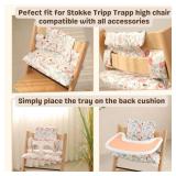 Waterproof & Compatible Stokke Tripp Trapp Cushion Set - Easy to Clean - Made Fabric from Korea - 100% Cotton Stokke Tripp Trapp High Chair Cushion Set (Dino Friends) Waterproof & Compatible Stokke Tripp Trapp Cushion Set - Easy to Clean - Made Fabric from Korea - 100% Cotton Stokke Tripp Trapp High Chair Cushion Set (Dino Friends)