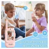 Video Walkie Talkie Toys for Kids, Boys and Girls - 2 Pack Rechargeable Video Intercom Kid Walkies Talkies - Christmas Birthday Gifts for Kids Family Games, Outside, Camping, Hiking (Blue/Pink) Video Walkie Talkie Toys for Kids, Boys and Girls - 2 Pack Rechargeable Video Intercom Kid Walkies Talkies - Christmas Birthday Gifts for Kids Family Games, Outside, Camping, Hiking (Blue/Pink)