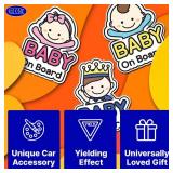 GEEKBEAR Baby on Board Car Sticker - Character Design, Reflective, Weather-Resistant (28. Newborn Baby) GEEKBEAR Baby on Board Car Sticker - Character Design, Reflective, Weather-Resistant (28. Newborn Baby)