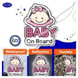 GEEKBEAR Baby on Board Car Sticker - Character Design, Reflective, Weather-Resistant (28. Newborn Baby) GEEKBEAR Baby on Board Car Sticker - Character Design, Reflective, Weather-Resistant (28. Newborn Baby)