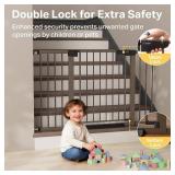 Cumbor 29.7' 51.5' Extra Wide Baby Gate for Stairs, Pressure-Mounted Dog Gates for Doorways & Hallways, Auto-Close Walk-Through, No-Trip Design, Child Proof Safety, Dog/Pet Gate for Indoor Use, Brown Cumbor 29.7' 51.5' Extra Wide Baby Gate for Stairs, Pressure-Mounted Dog Gates for Doorways & Hallways, Auto-Close Walk-Through, No-Trip Design, Child Proof Safety, Dog/Pet Gate for Indoor Use, Brown
