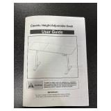 HUANUO Electric Standing Desk, 55 x 24 Inch Height Adjustable Computer Desk with Storage Bag, 4 Height Memory Settings, Sit Stand Up Desk for Home Office, Deep Black HUANUO Electric Standing Desk, 55 x 24 Inch Height Adjustable Computer Desk with Storage Bag, 4 Height Memory Settings, Sit Stand Up Desk for Home Office, Deep Black