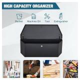 Retails for $126! Garvee 36 in Steel Trailer Tongue Tool Box Wide Utility Trailer Tongue Box RV Storage OrganizerTrailer Storage Toolbox With Lock & Keys Black, 5 Bar Tread (36 in X12 in X12 in) Retails for $126! Garvee 36 in Steel Trailer Tongue Tool Box Wide Utility Trailer Tongue Box RV Storage OrganizerTrailer Storage Toolbox With Lock & Keys Black, 5 Bar Tread (36 in X12 in X12 in)