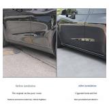 Retails for $395! Compatible with 20 21 22 23 24 Tesla Model Y Style Panels Lip Splitters Spoiler Bumper Body Kit 4Pcs Side Skirts Car Accessories(Glossy Black) Retails for $395! Compatible with 20 21 22 23 24 Tesla Model Y Style Panels Lip Splitters Spoiler Bumper Body Kit 4Pcs Side Skirts Car Accessories(Glossy Black)