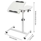 Sweetcrispy Small Standing Desk Rolling Table Adjustable Height, Sit Stand Portable Rolling Laptop Desk with Lockable Wheels,Tiltable Desktop for Teacher Classroom Home Office, White Sweetcrispy Small Standing Desk Rolling Table Adjustable Height, Sit Stand Portable Rolling Laptop Desk with Lockable Wheels,Tiltable Desktop for Teacher Classroom Home Office, White