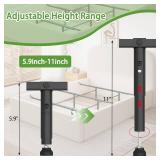 Retails for $126! Bed Slats Center Support System - 3 Cross Rails and 6 Adjustable Legs,Replacement Support Legs for Full,Queen and King,California King Metal/Wood/Upholstered Bed Retails for $126! Bed Slats Center Support System - 3 Cross Rails and 6 Adjustable Legs,Replacement Support Legs for Full,Queen and King,California King Metal/Wood/Upholstered Bed