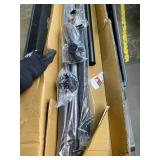 Black Tension Curtain Rod 41-166In(4-14Ft), Extra Long Outdoor Curtain Rod No Drilling for Window or Bathroom Patio, Adjustable Heavy Duty Shower Rod,Rod Diameter 1.26In-One-bond stretching Black Tension Curtain Rod 41-166In(4-14Ft), Extra Long Outdoor Curtain Rod No Drilling for Window or Bathroom Patio, Adjustable Heavy Duty Shower Rod,Rod Diameter 1.26In-One-bond stretching