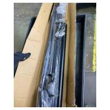 Black Tension Curtain Rod 41-166In(4-14Ft), Extra Long Outdoor Curtain Rod No Drilling for Window or Bathroom Patio, Adjustable Heavy Duty Shower Rod,Rod Diameter 1.26In-One-bond stretching Black Tension Curtain Rod 41-166In(4-14Ft), Extra Long Outdoor Curtain Rod No Drilling for Window or Bathroom Patio, Adjustable Heavy Duty Shower Rod,Rod Diameter 1.26In-One-bond stretching