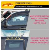 Visor Rain Guards Compatible with 2022-2025 2026 Ford Maverick Front and Rear in-Channel Window Visors Wind Deflectors Weather Shield for 2024 Maverick 4PCS Accessories Visor Rain Guards Compatible with 2022-2025 2026 Ford Maverick Front and Rear in-Channel Window Visors Wind Deflectors Weather Shield for 2024 Maverick 4PCS Accessories